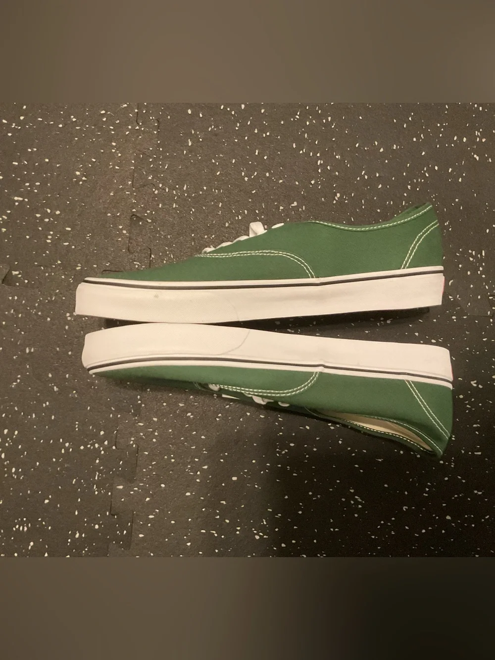 Vans Green Canvas Authentic Low-Top Sneakers